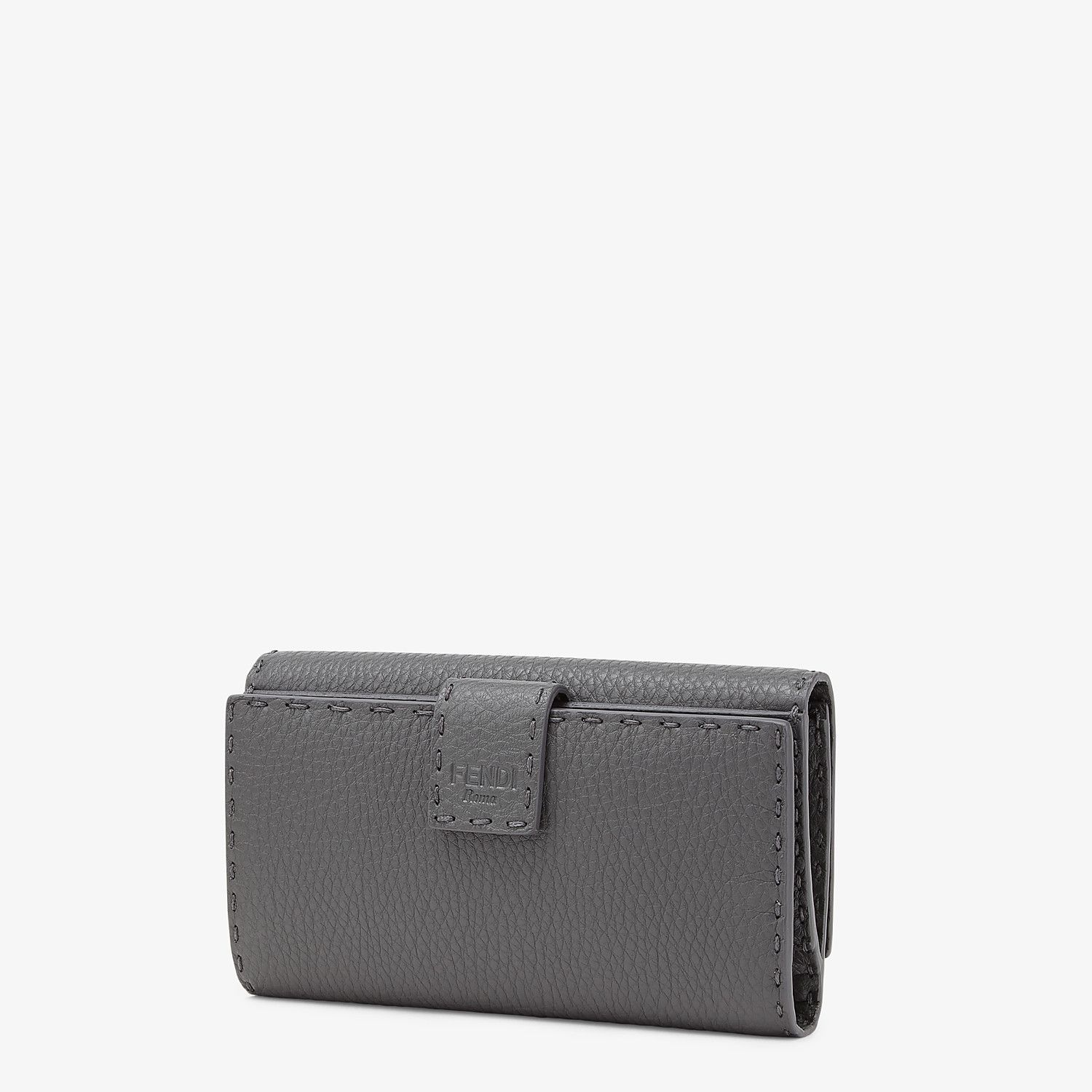 Gray leather wallet - 2