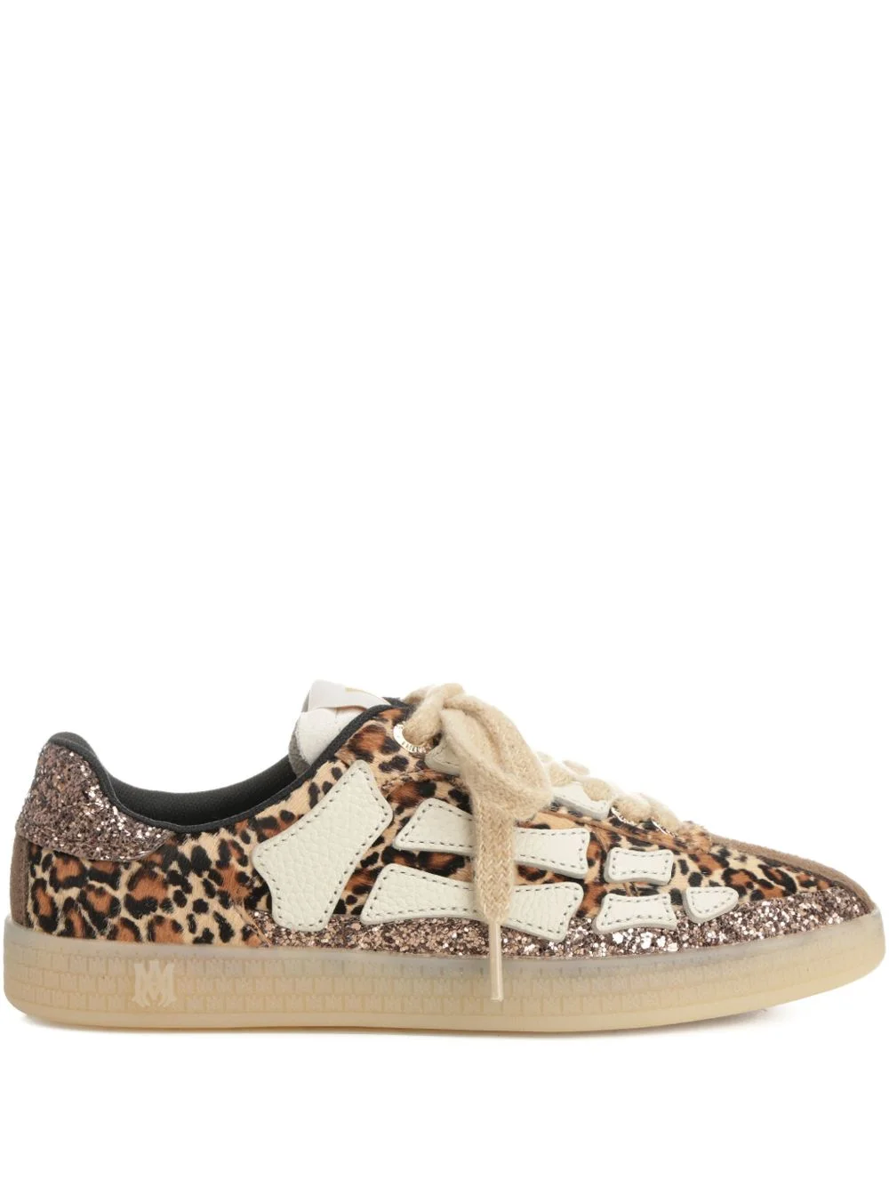 leopard-print sneakers - 1