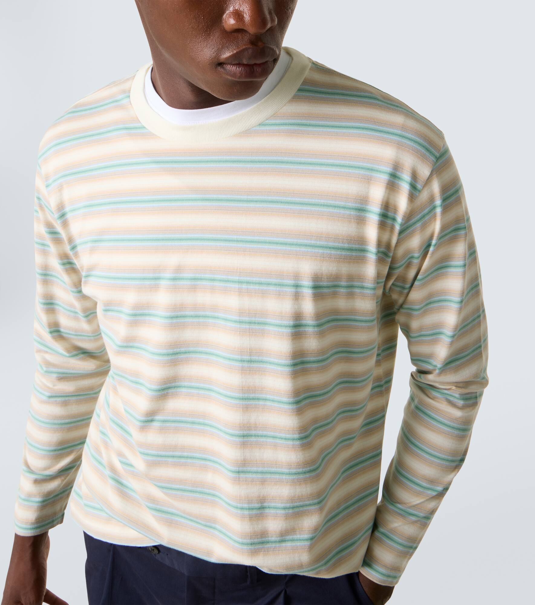 Striped cotton jersey T-shirt - 5