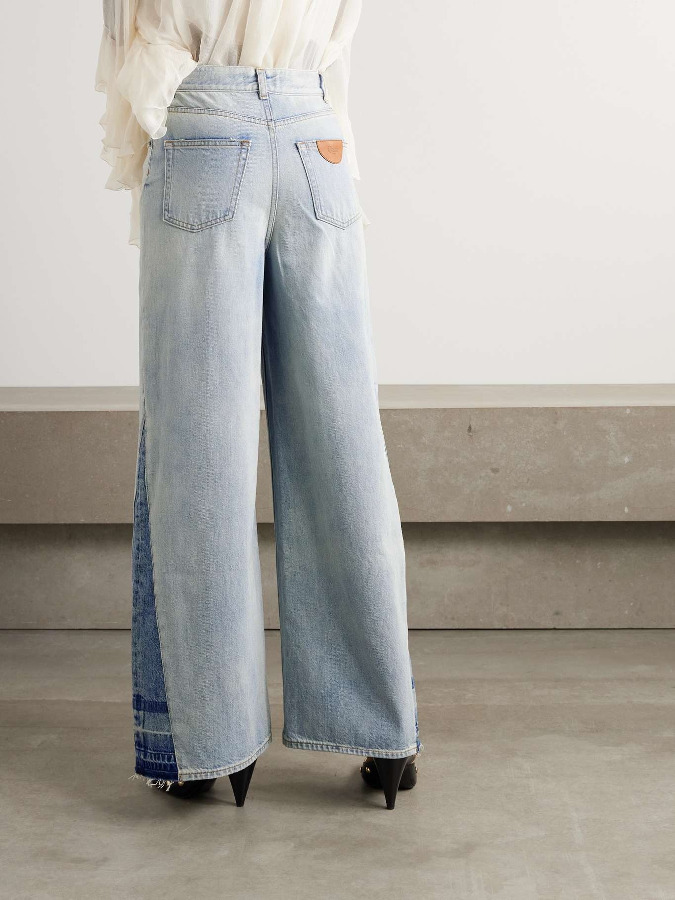 High-rise wide-leg jeans - 4