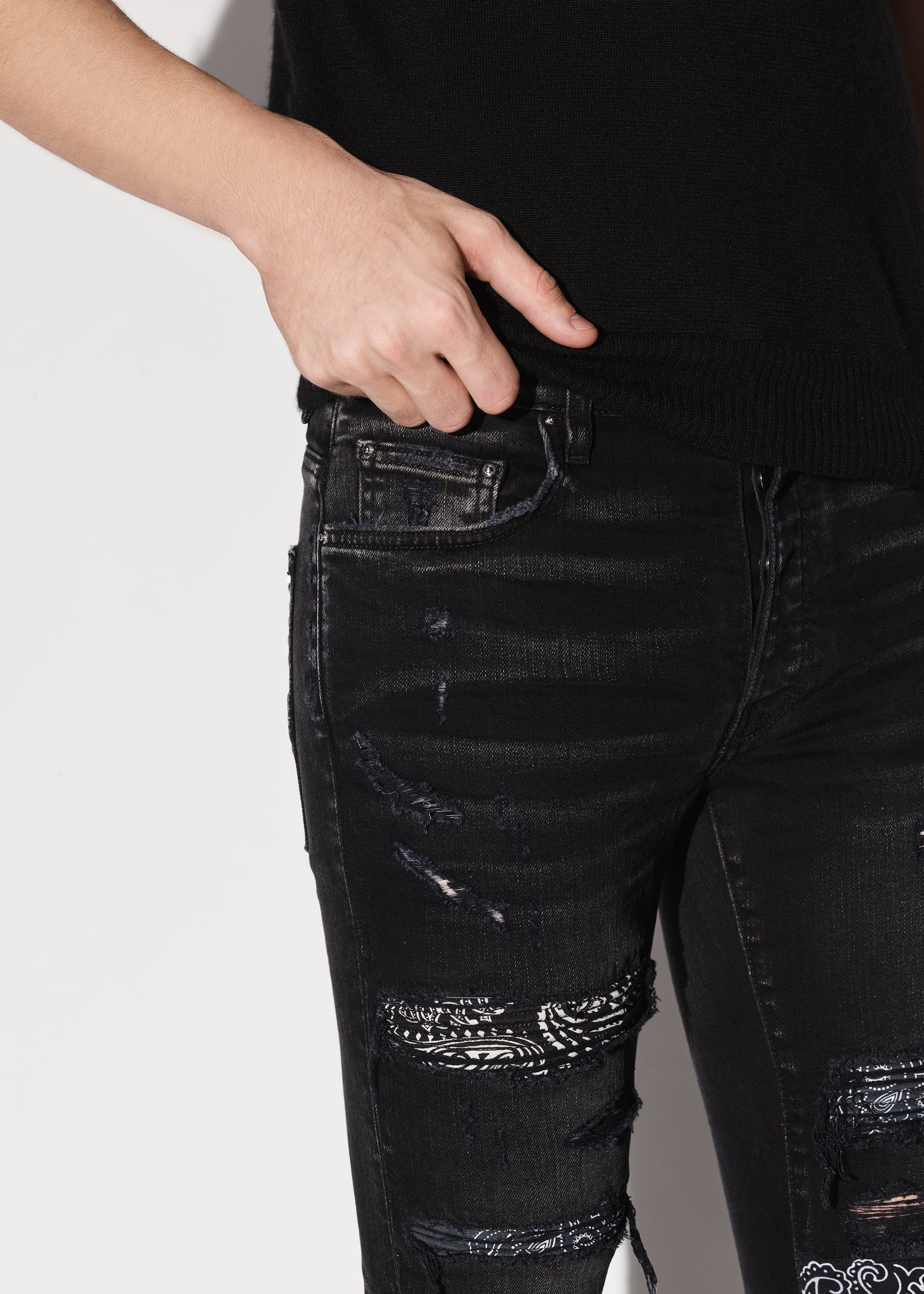VINTAGE BANDANA ARTPATCH JEAN - 5