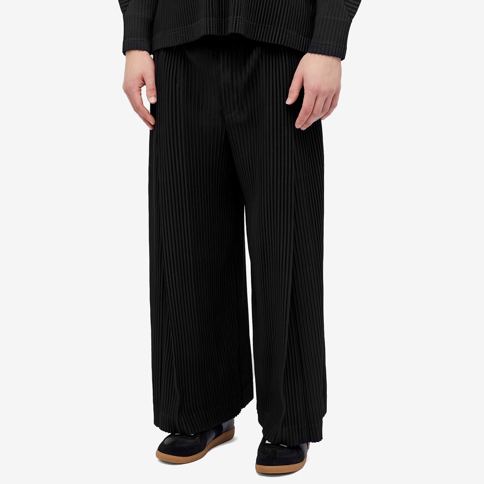 Homme Plissé Issey Miyake Pleated Wide Leg Pants - 2