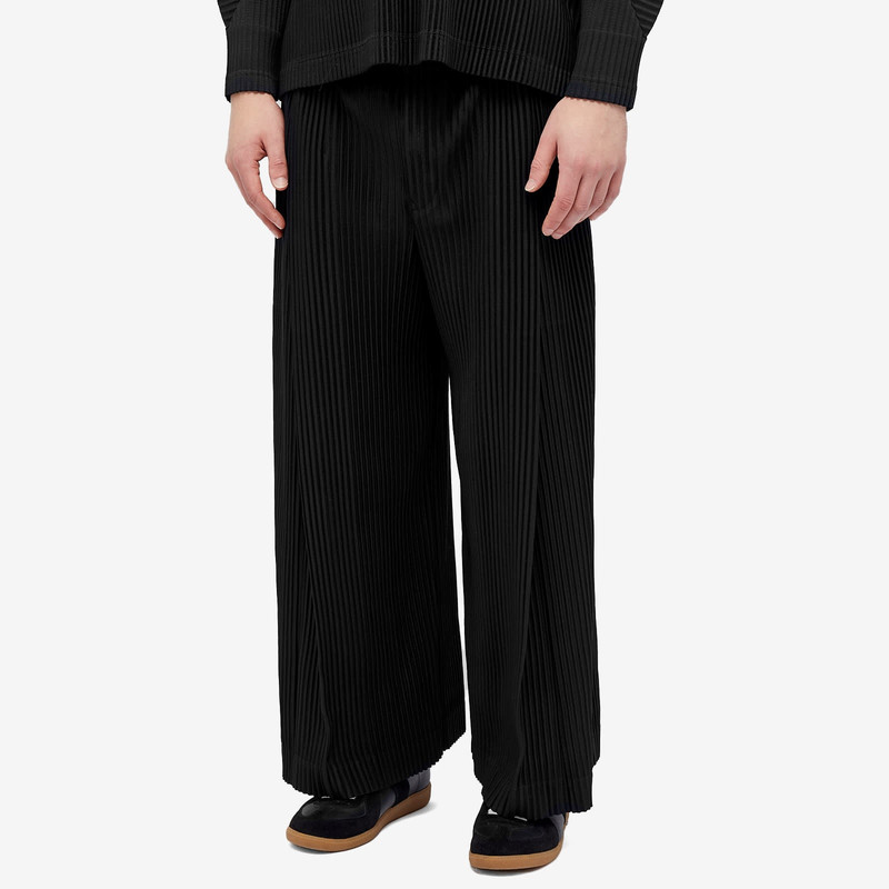 Homme Plissé Issey Miyake Pleated Wide Leg Pants 2
