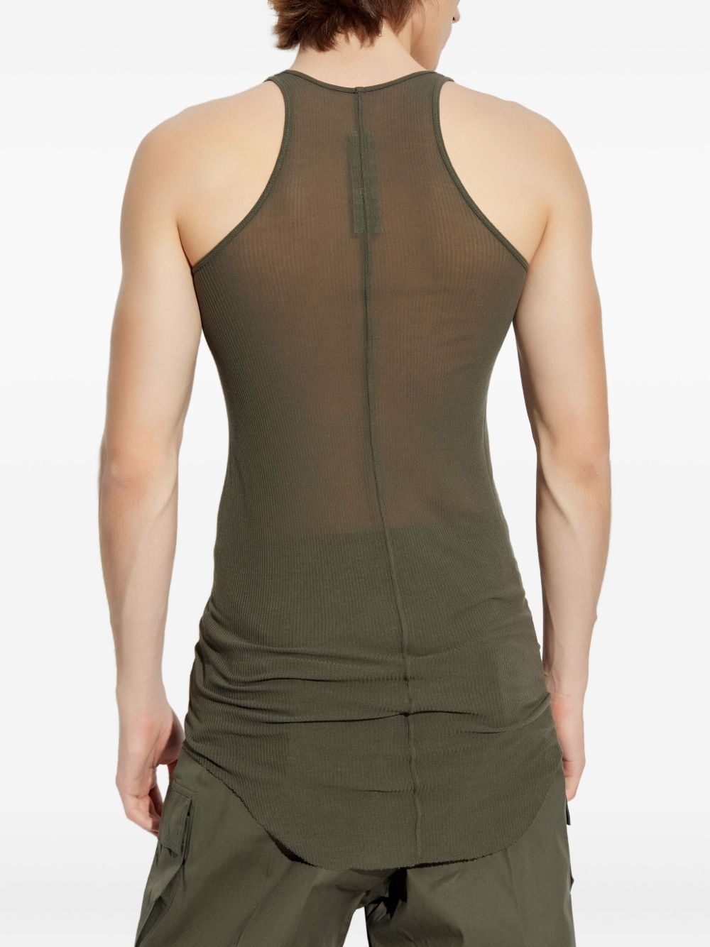 ribbed racerback tank top - 3