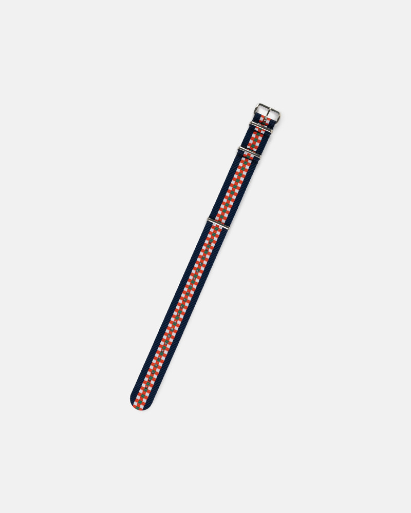 KING'S OWN SCOTTISH BORDERERS STRIPE NYLON WATCH STRAP 1