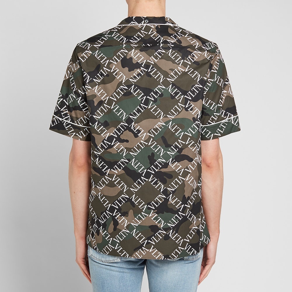 Valentino Grid Allover Print Vacation Shirt - 5