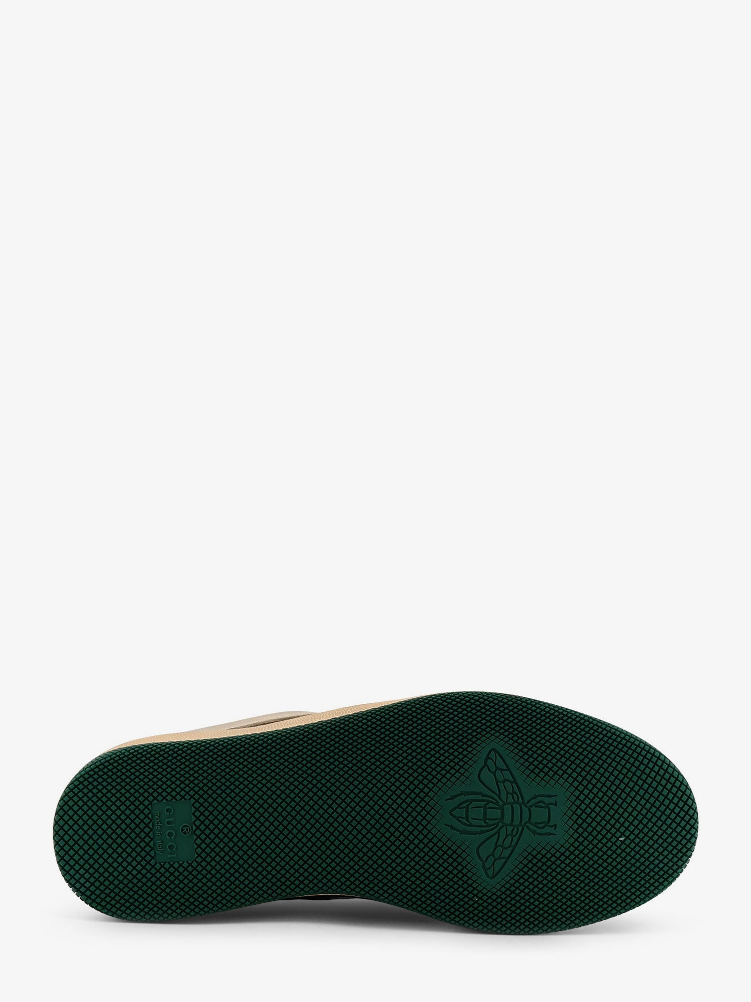 Gucci Screener Low-Top Leather And Supreme Gg Fabric Sneakers - 4