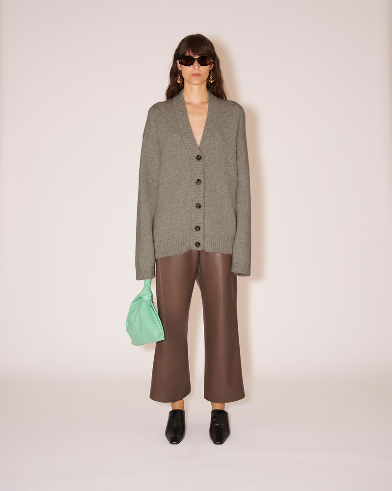 Nanushka HARSHA - Alpaca cardigan - Gray outlook