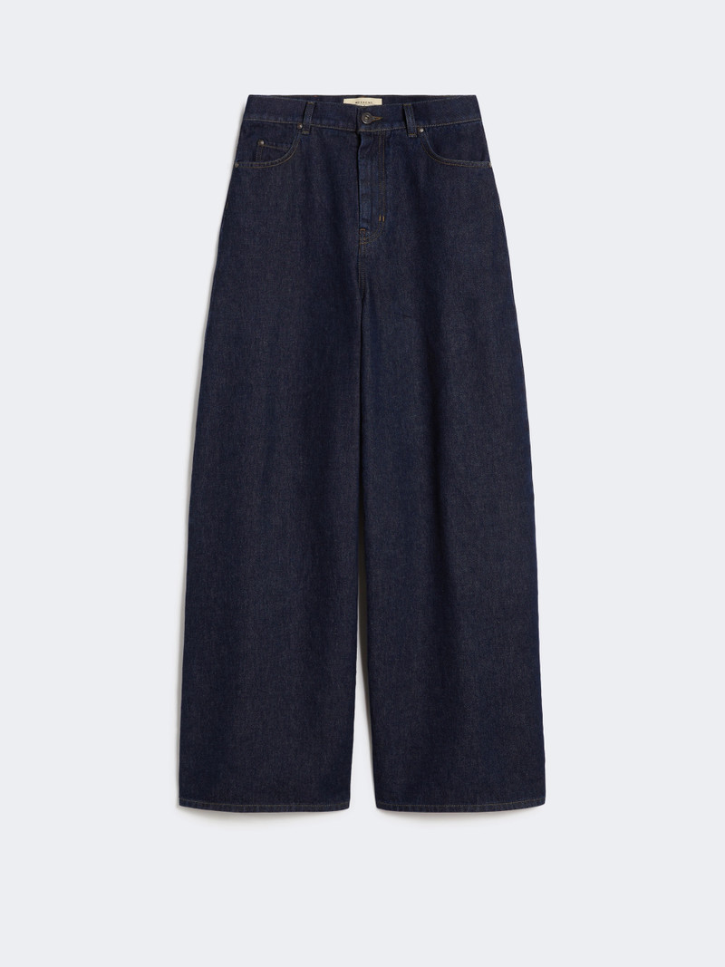 TABELLA Cotton denim wide-leg jeans - NAVY 1