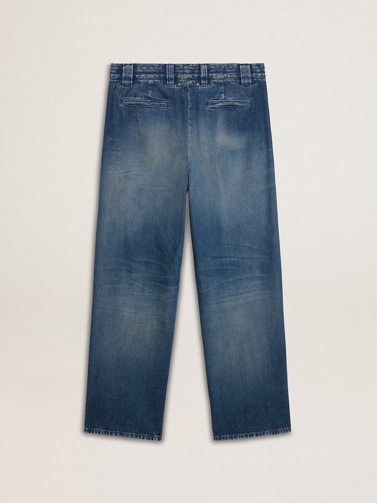 Men's denim chinos with distressed details - 6