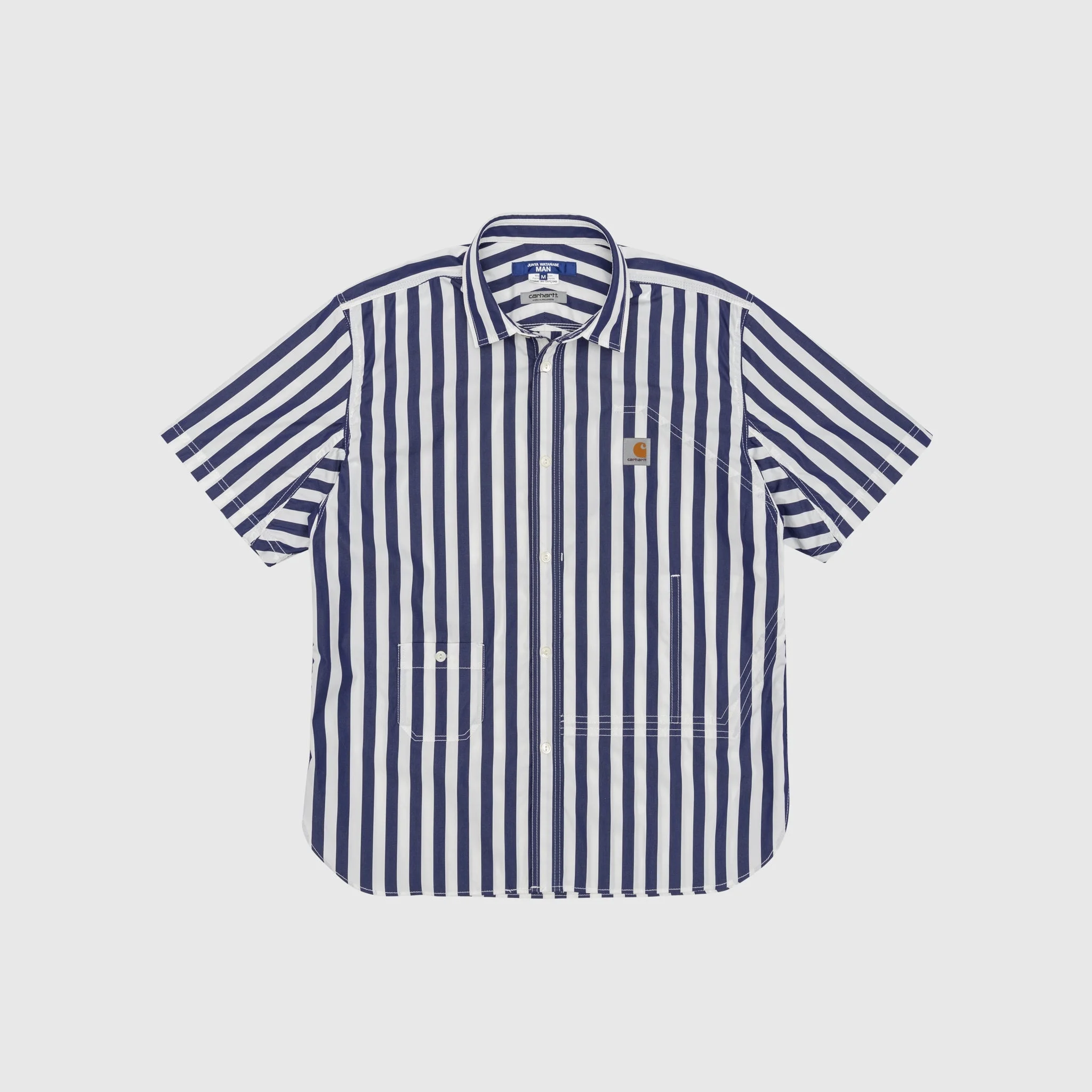 X CARHARTT WIP STRIPED S/S WORK SHIRT - 1