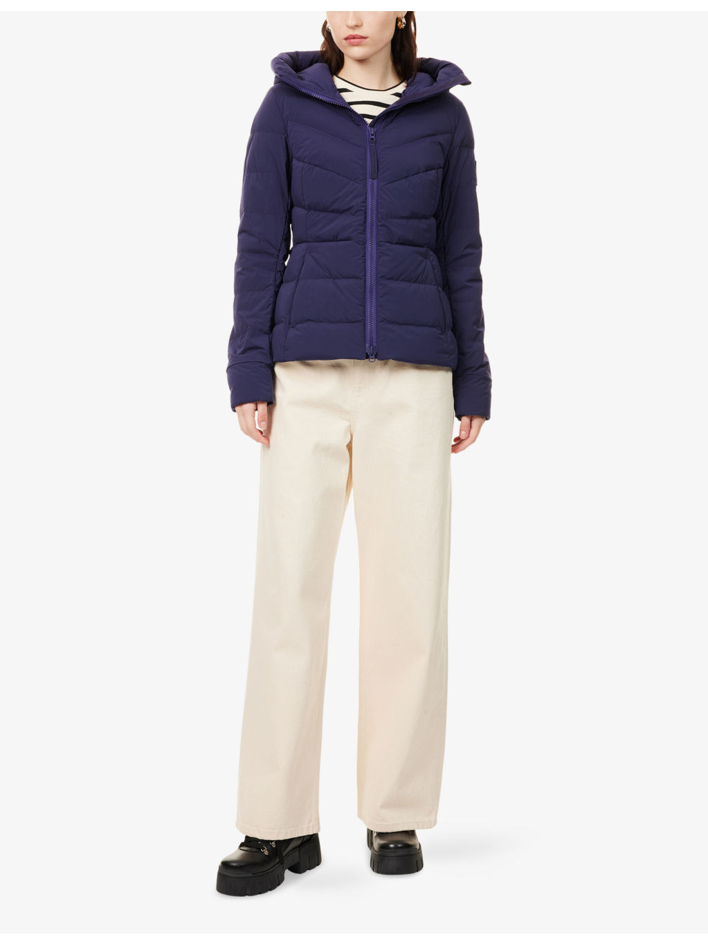 Clair Hooded Stretch-Woven Down Jacket - 2