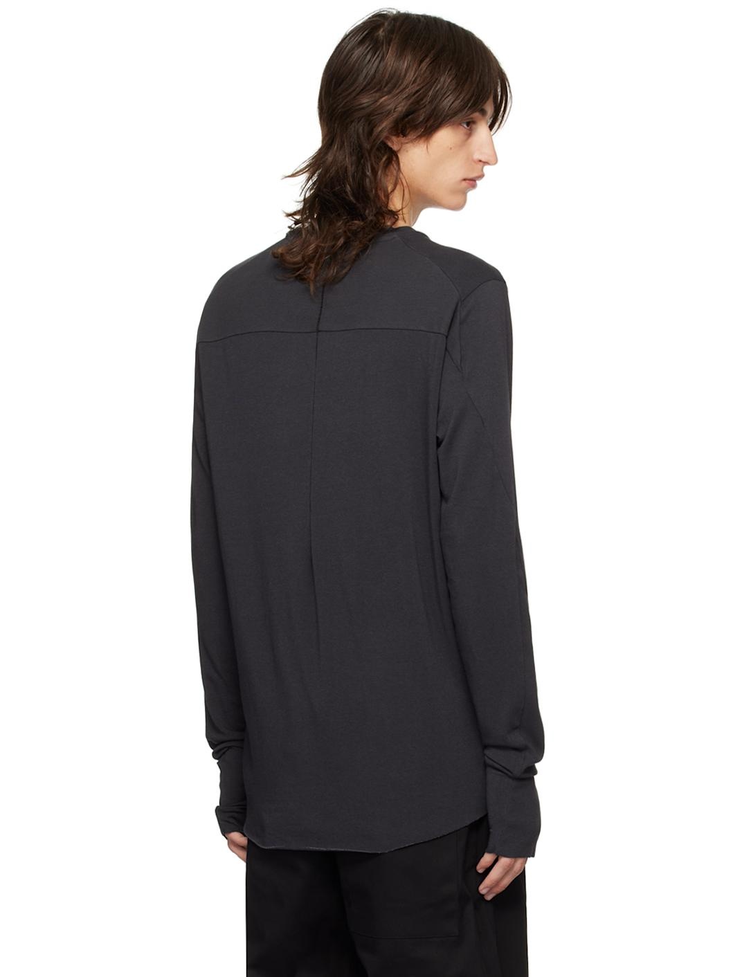 Gray M TS 808 Long Sleeve T-Shirt - 3