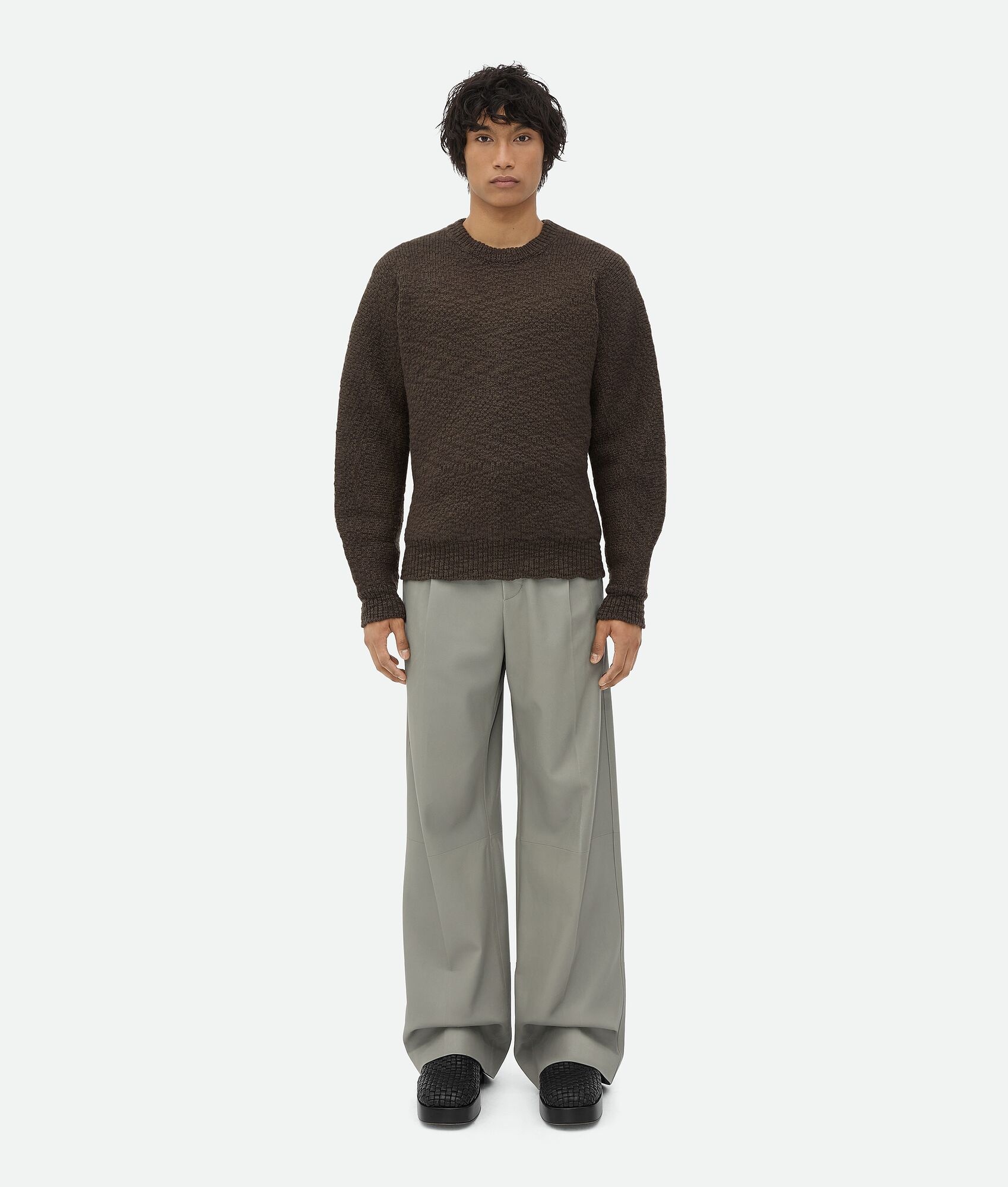 Textured Wool Jumper - 4