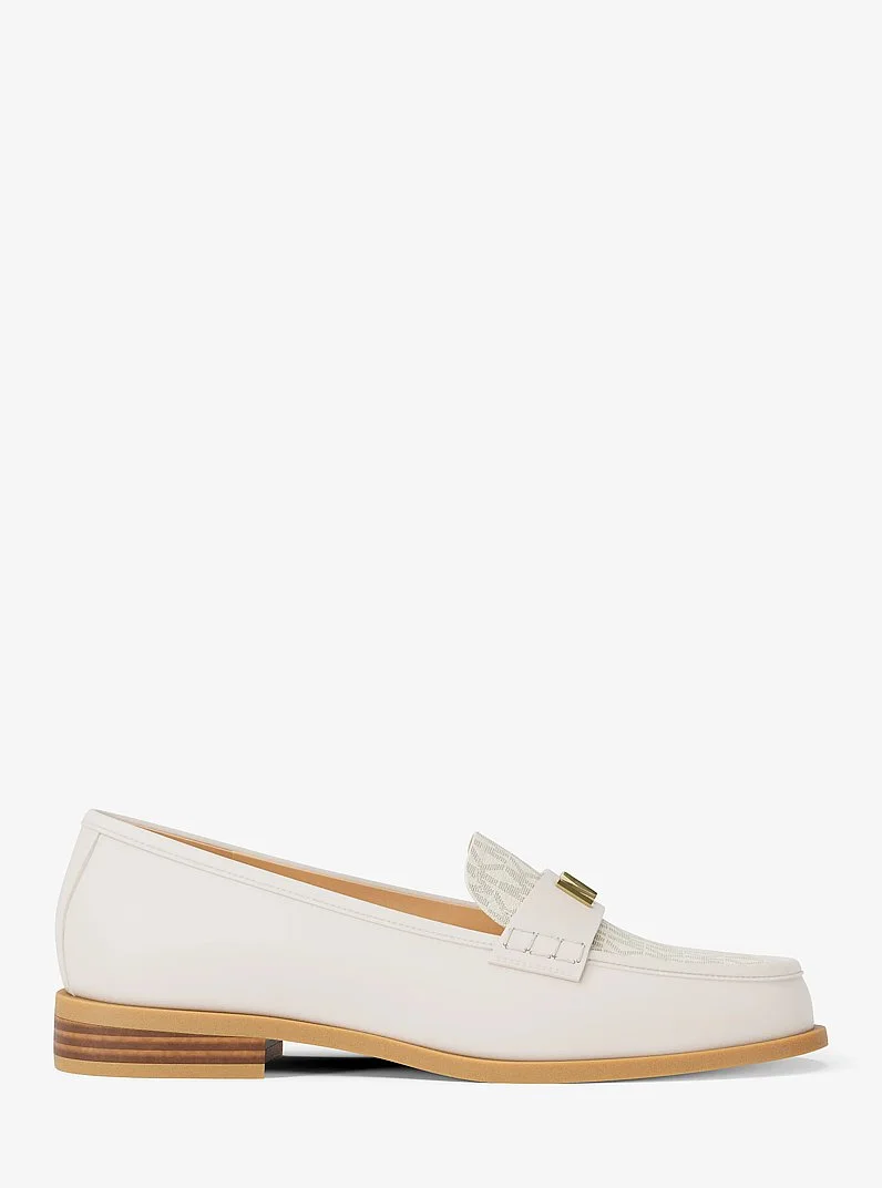 Lex Leather and Signature Logo Loafer - 1
