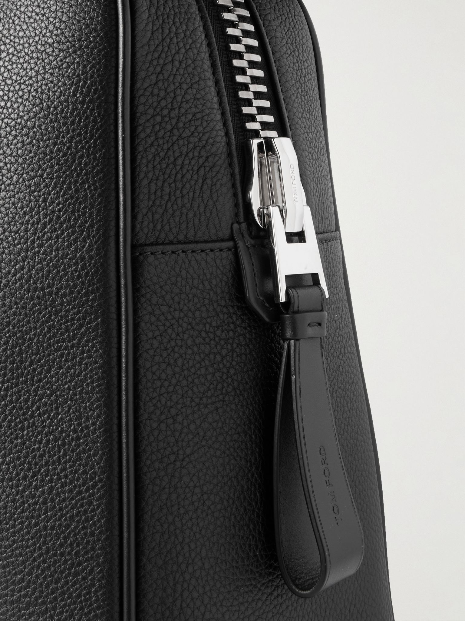Buckley Full-Grain Leather Briefcase Black - 4