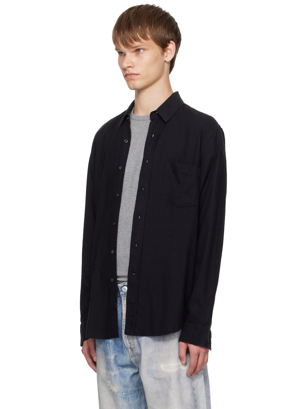 Black Classic Shirt - 4