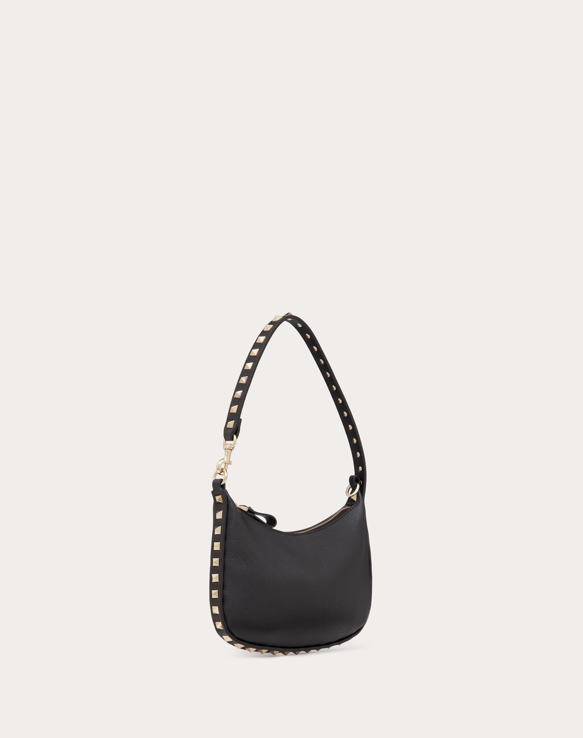 MINI ROCKSTUD HOBO BAG IN GRAINY CALFSKIN - 3