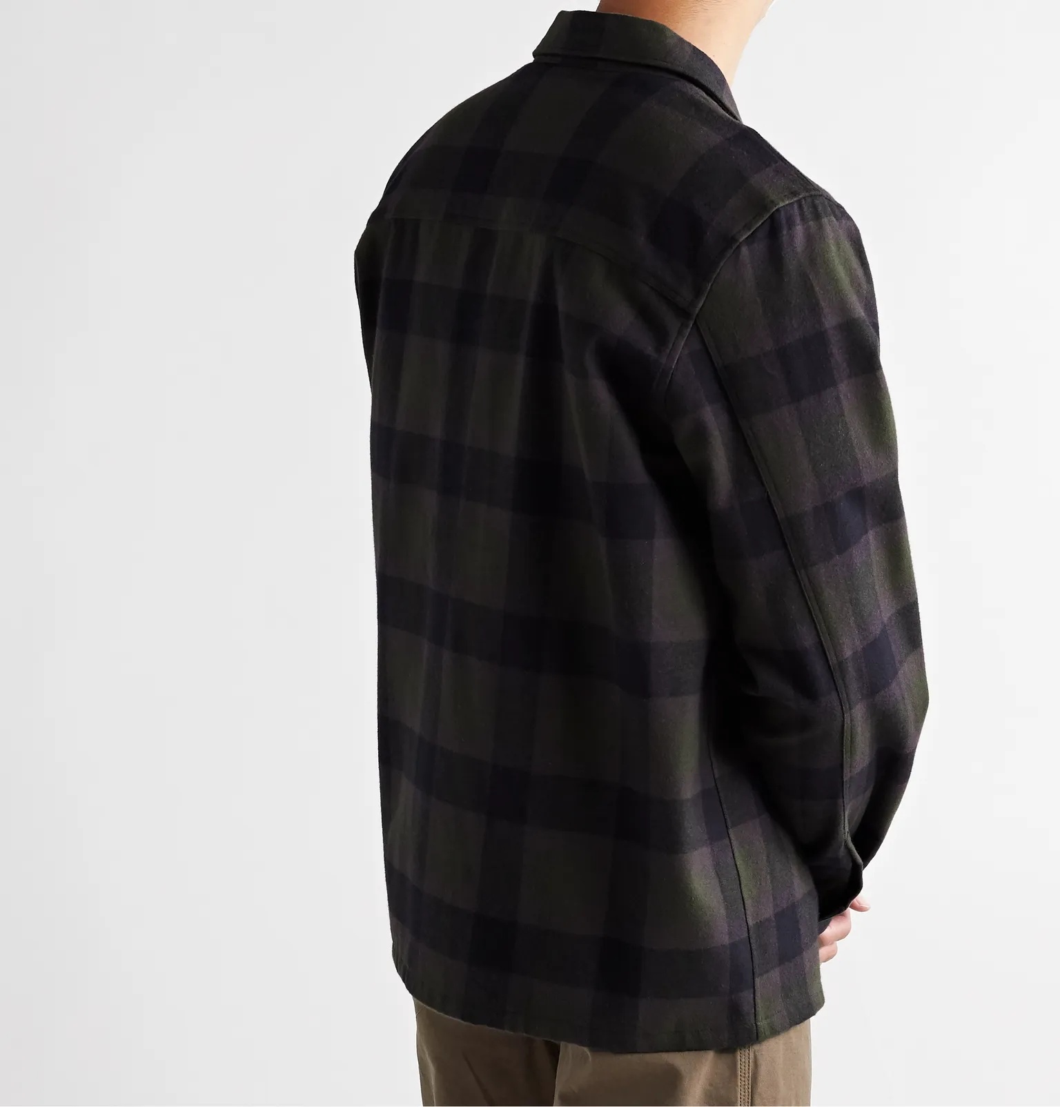 Franco Checked Organic Cotton-Flannel Shirt Jacket - 4