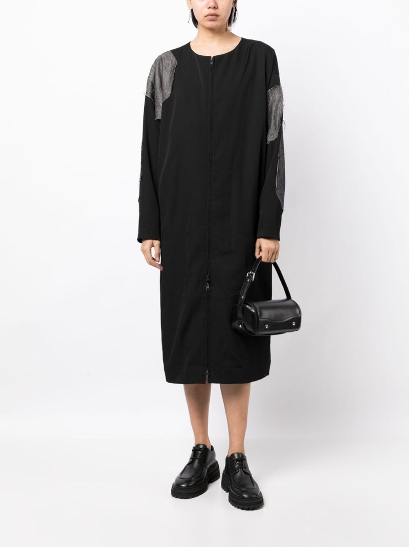 Y's zip-up wool dress outlook