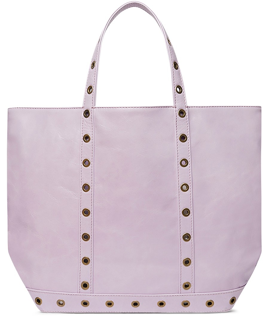 M cracked leather tote bag - 1