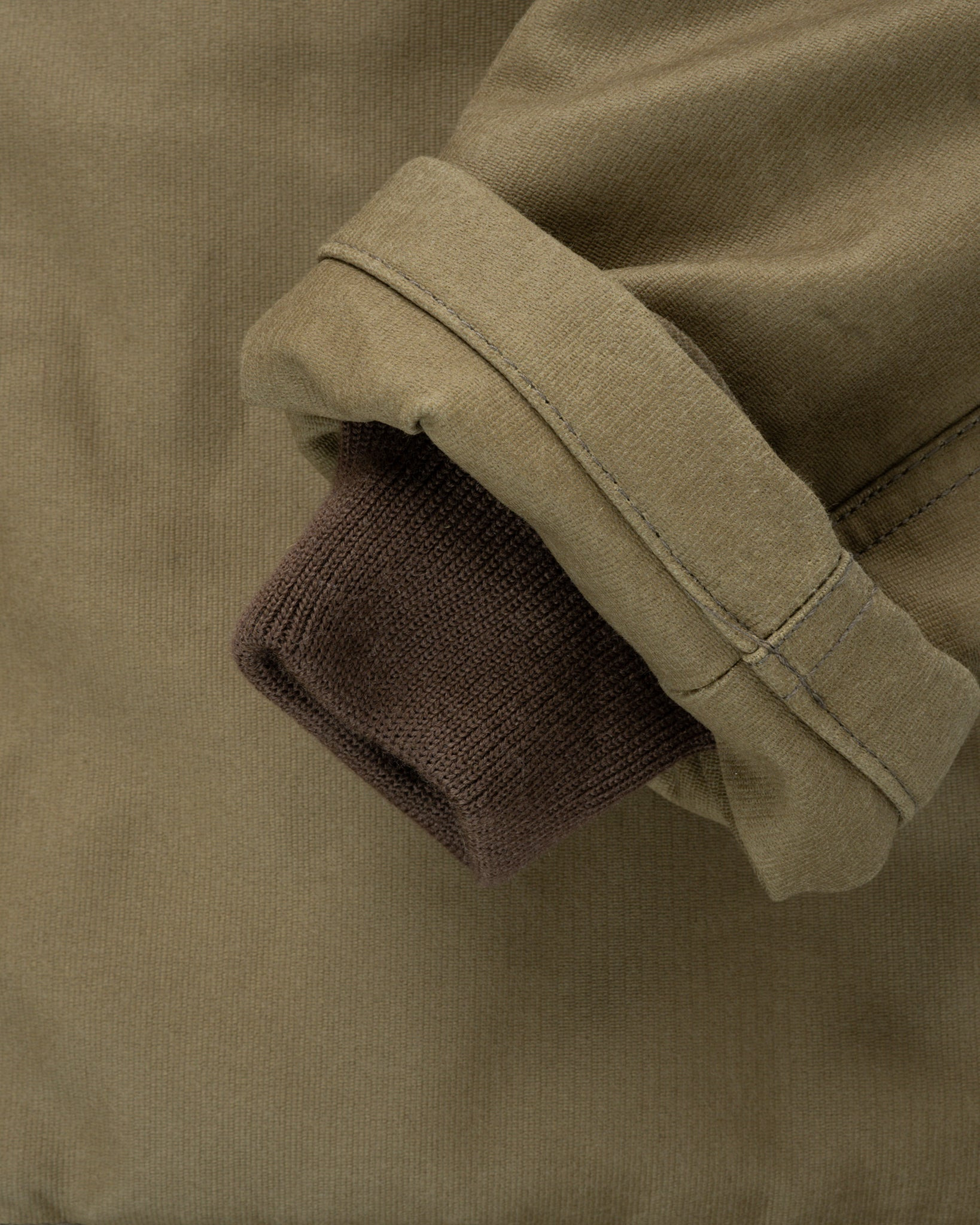 IHM-37-KHA Oiled Whipcord N1 Deck Jacket - Khaki - 10