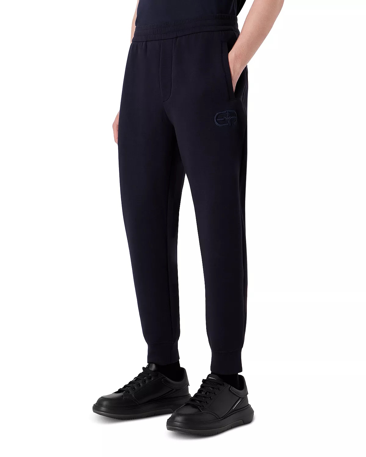 Cotton Blend Double Jersey Regular Fit Joggers - 1