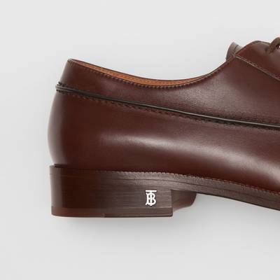 Burberry Monogram Motif Leather Derby Shoes outlook