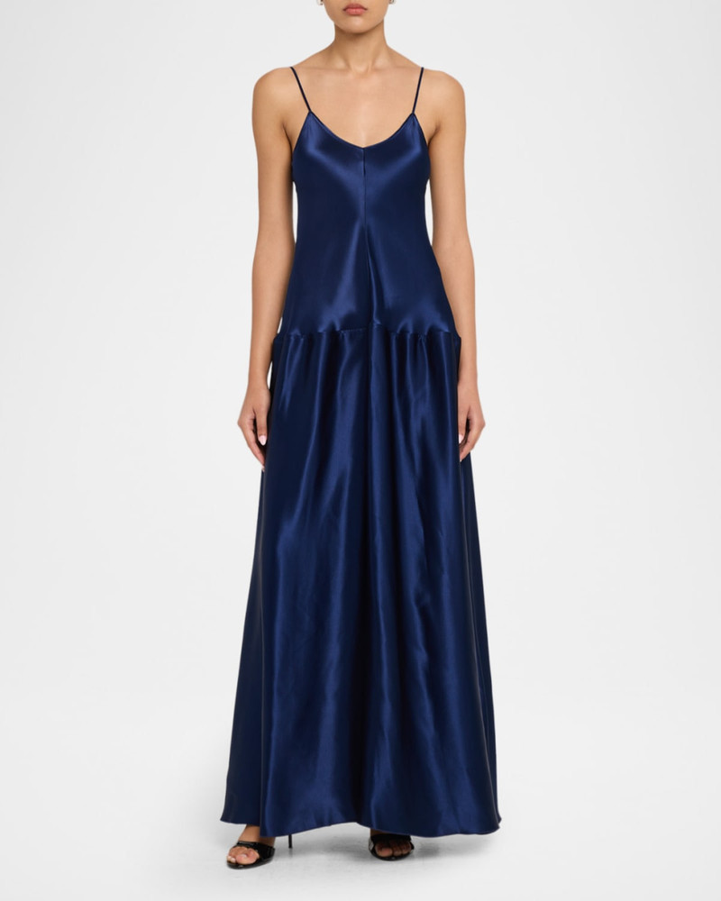 FFORME Layla Bias Cut Fit-&-Flare Maxi Dress outlook