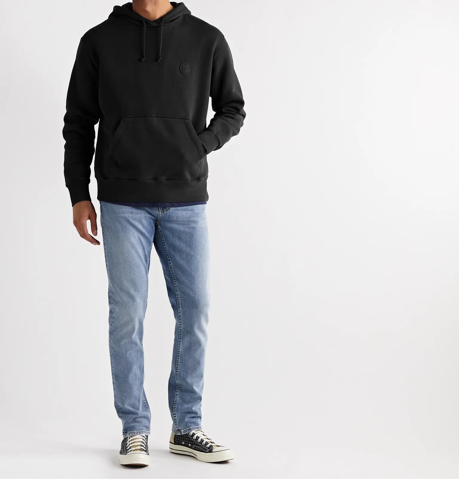 Frankie Logo-Appliquéd Organic Fleece-Back Cotton-Jersey Hoodie - 2