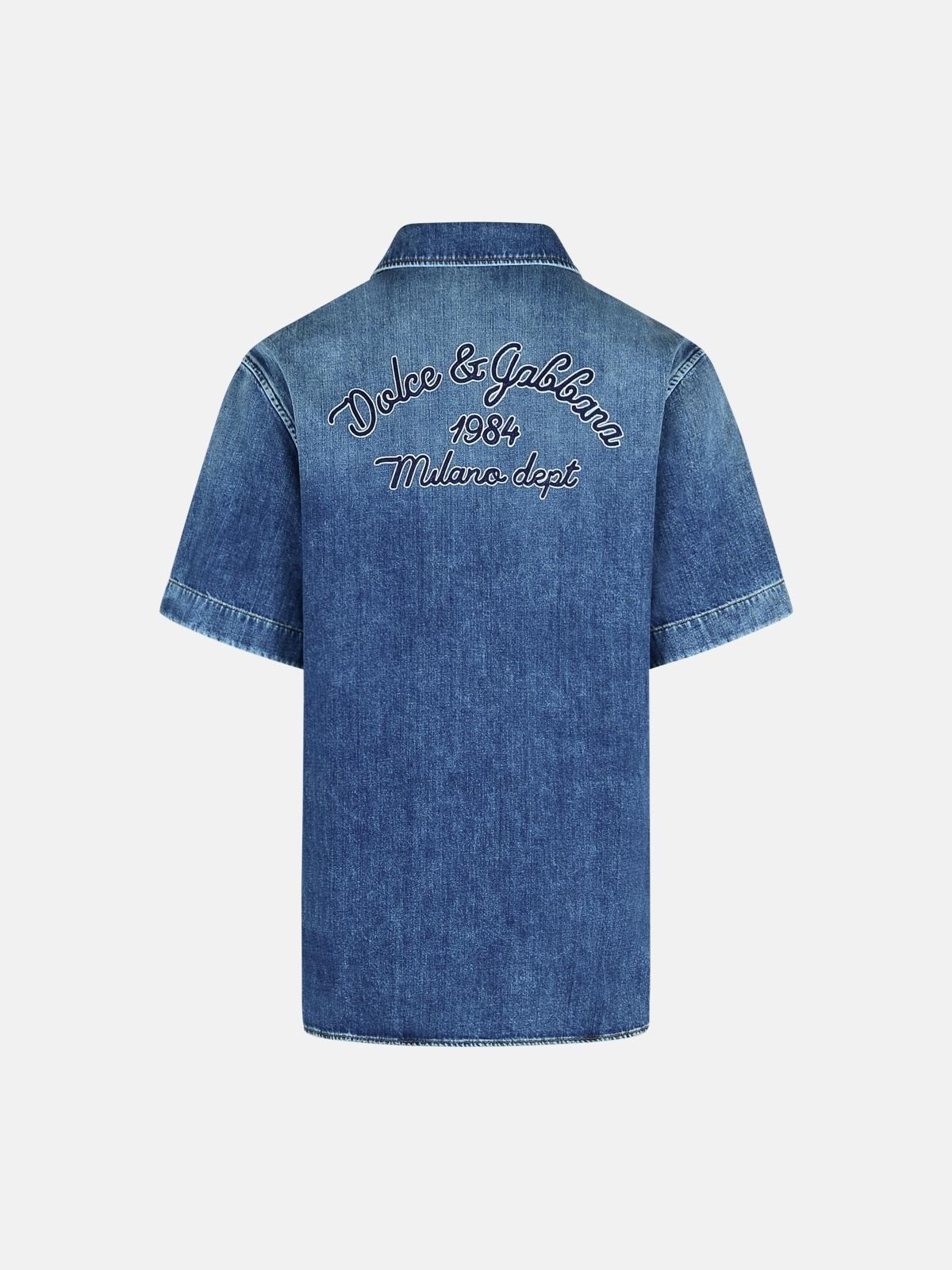 BLUE DENIM SHIRT - 3