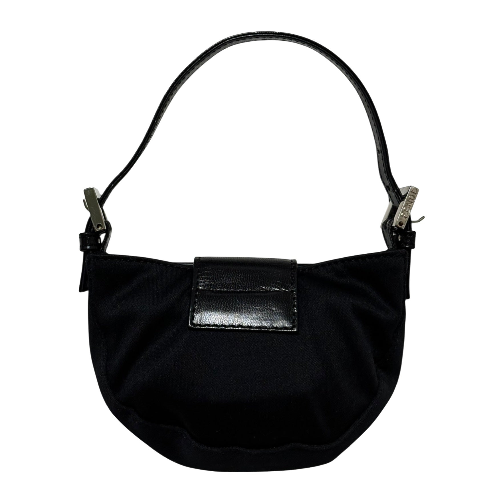 FENDI Spring Summer 1999 Nylon Mini Croissant Bag - 2