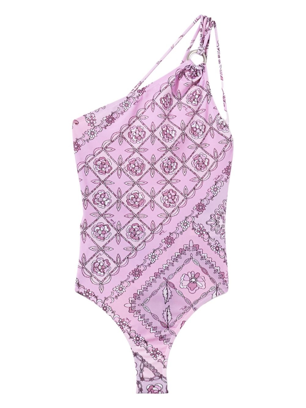 Festa-print swimsuit - 1