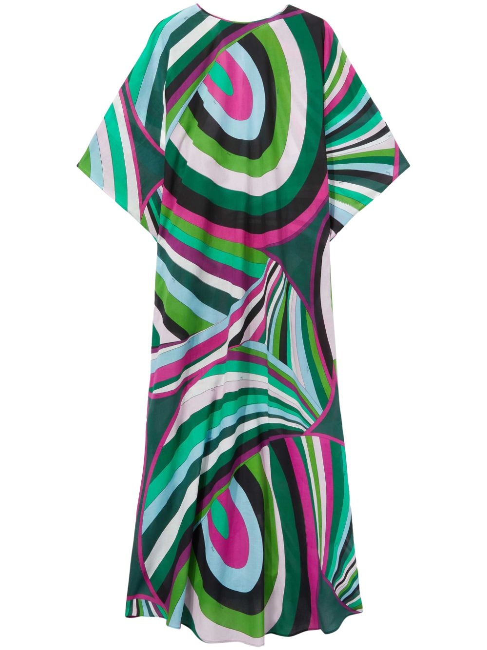 Iride-print maxi dress - 1