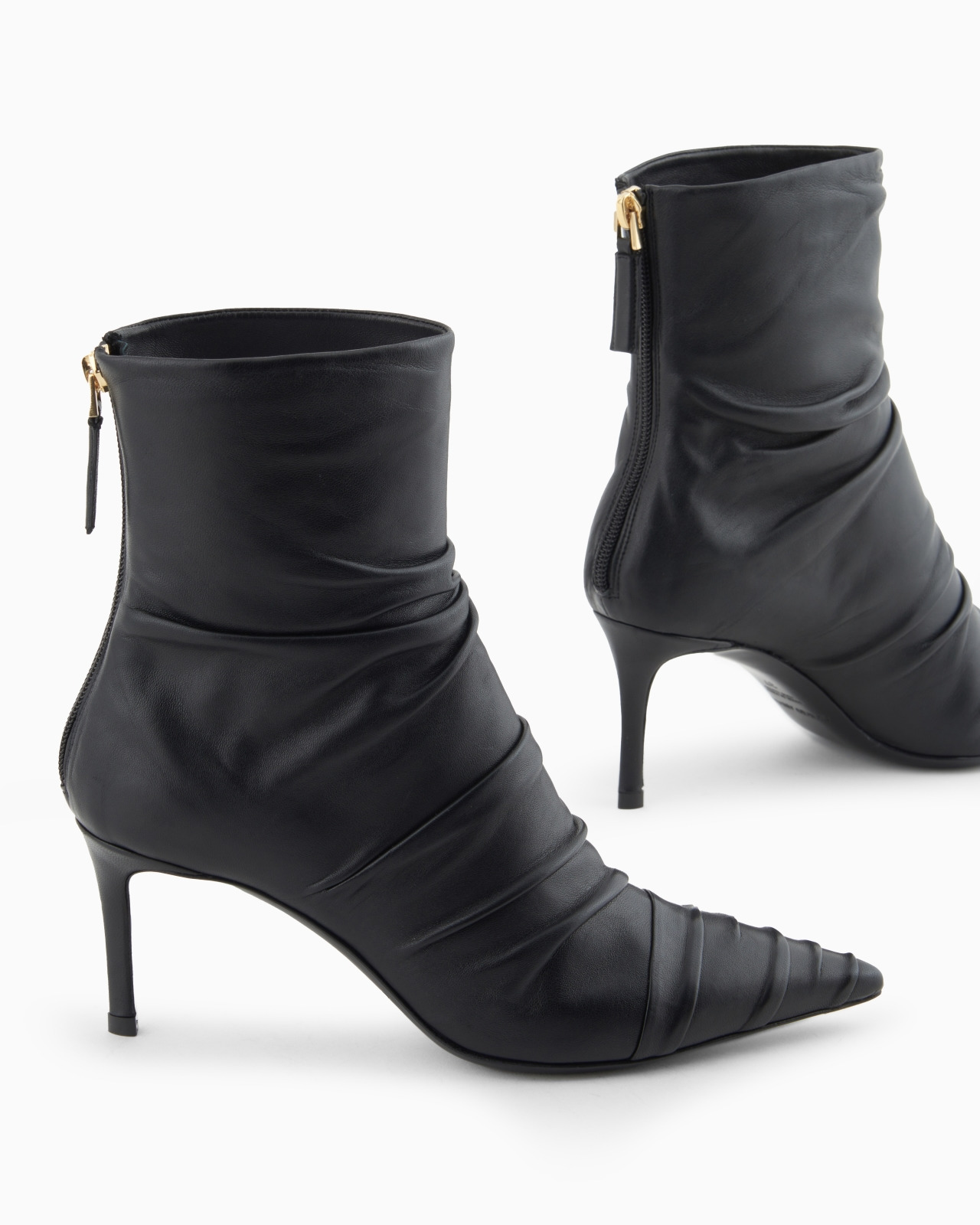 NAPPA LEATHER ANKLE BOOTS - 4