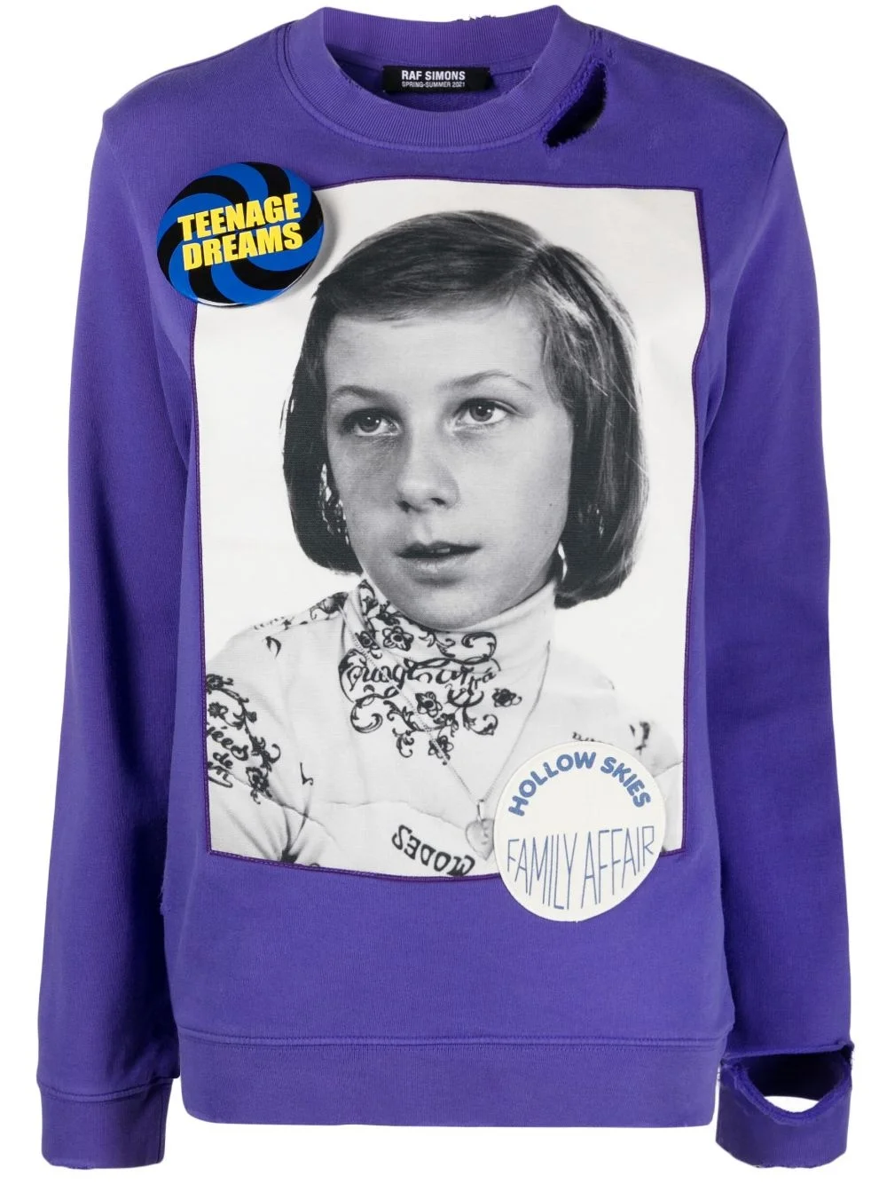photograph print sweatshirt - 1