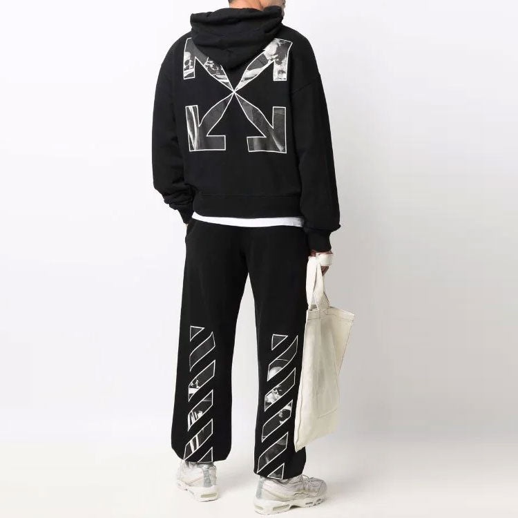 Men's Off-White SS22 Logo Black OMBB037C99FLE0031001 - 2
