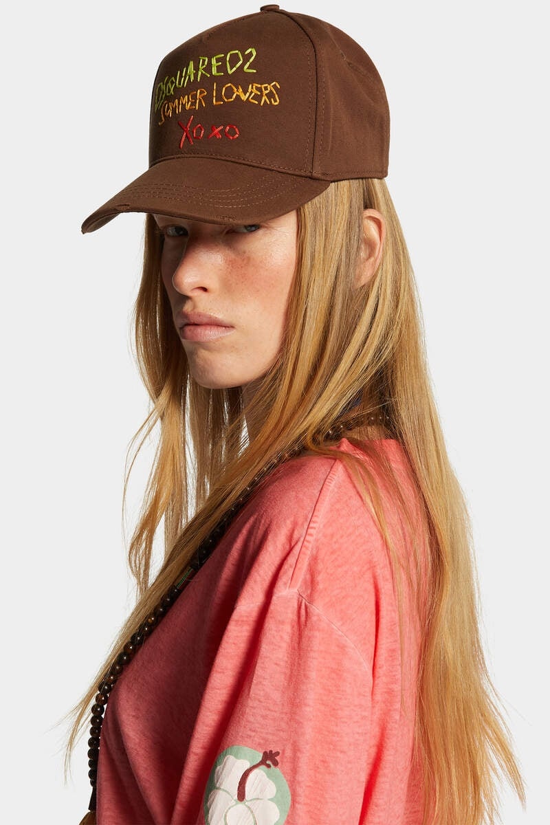 SUMMER LOVERS EMBROIDERED BASEBALL CAP - 6