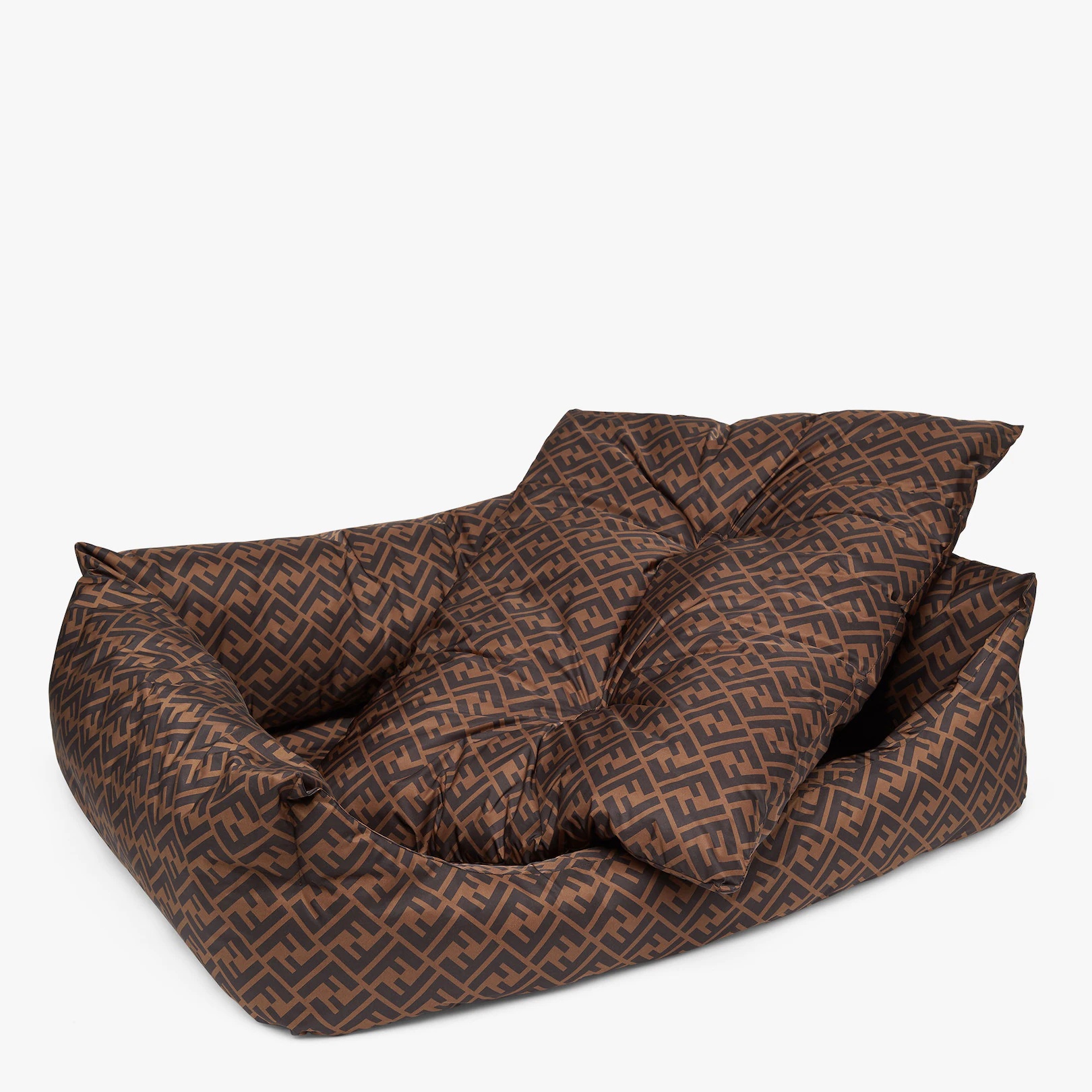 Brown nylon dog bed - 2