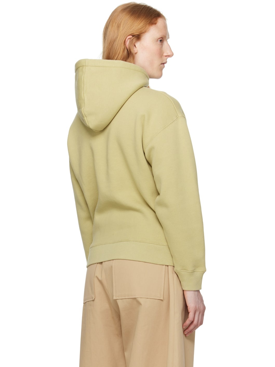 Green Bold Fox Head Hoodie - 3