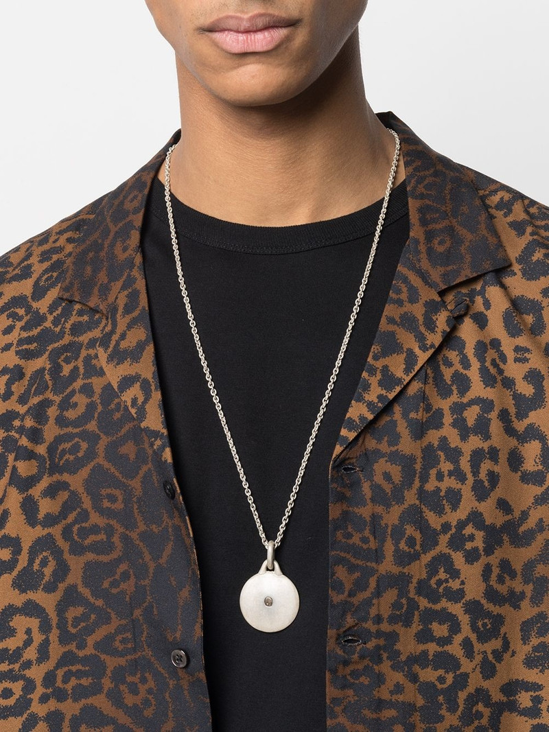 Parts of Four Disk diamond-encrusted necklace outlook