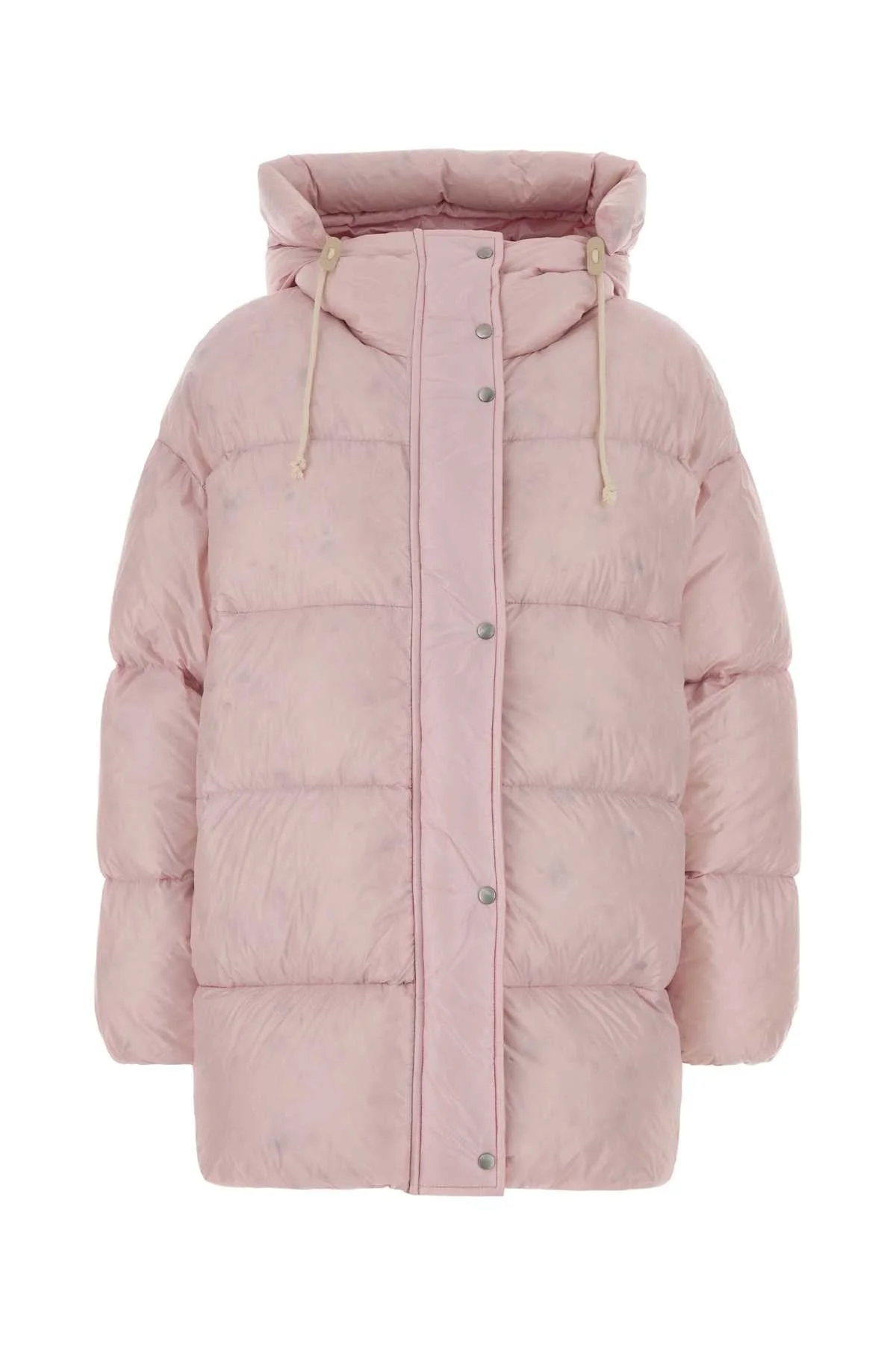 Jil Sander Women Pastel Pink Nylon Down Jacket - 1