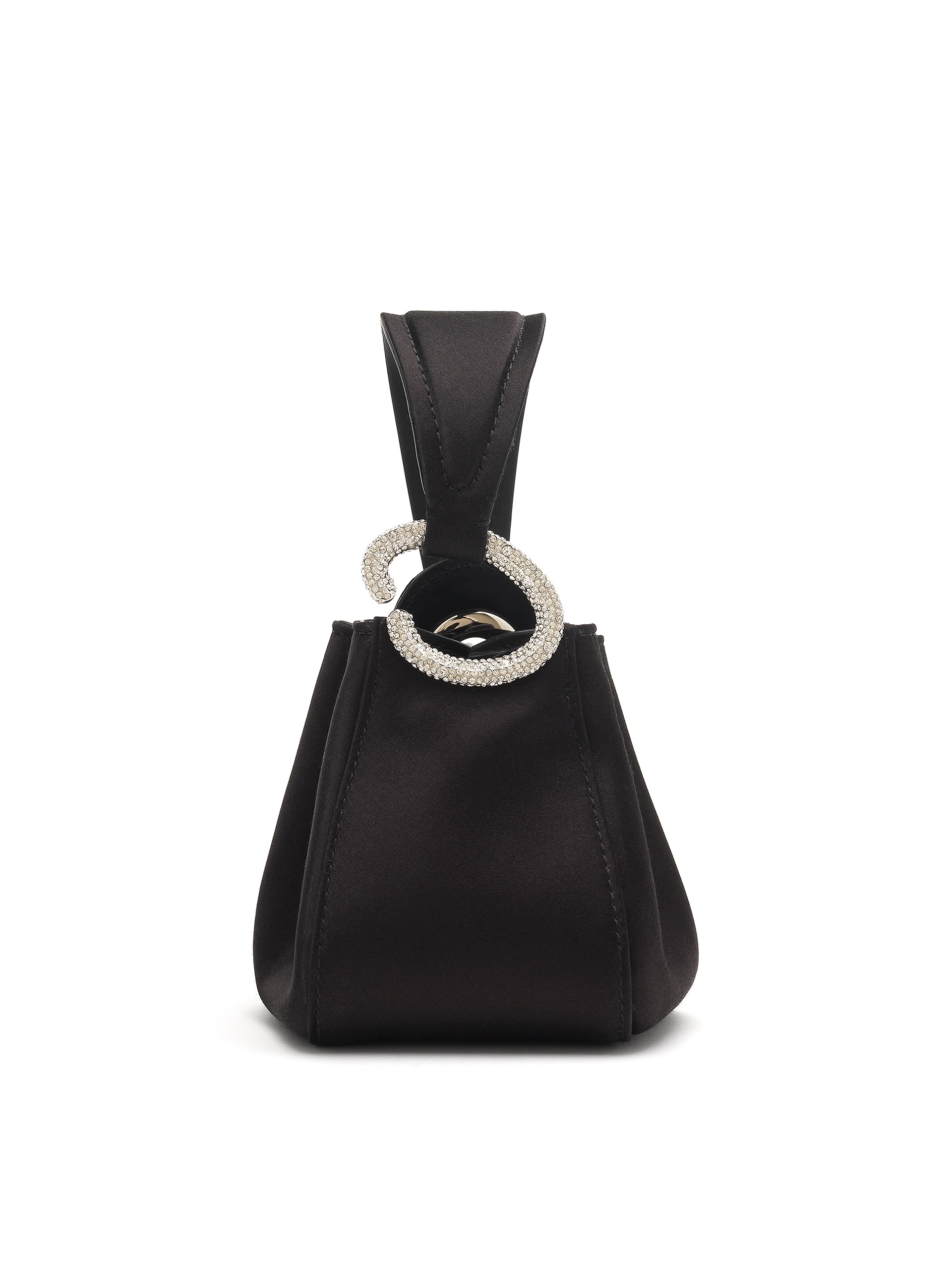 Oscar de La Renta Tulipan Nano Leather Bucket Bag