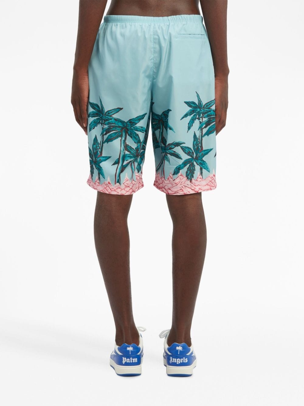 Palms Row knee-length swim shorts - 5