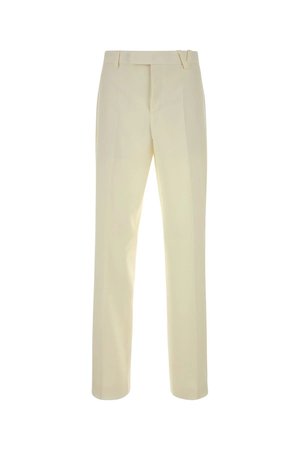 Ivory wool blend pant - 1