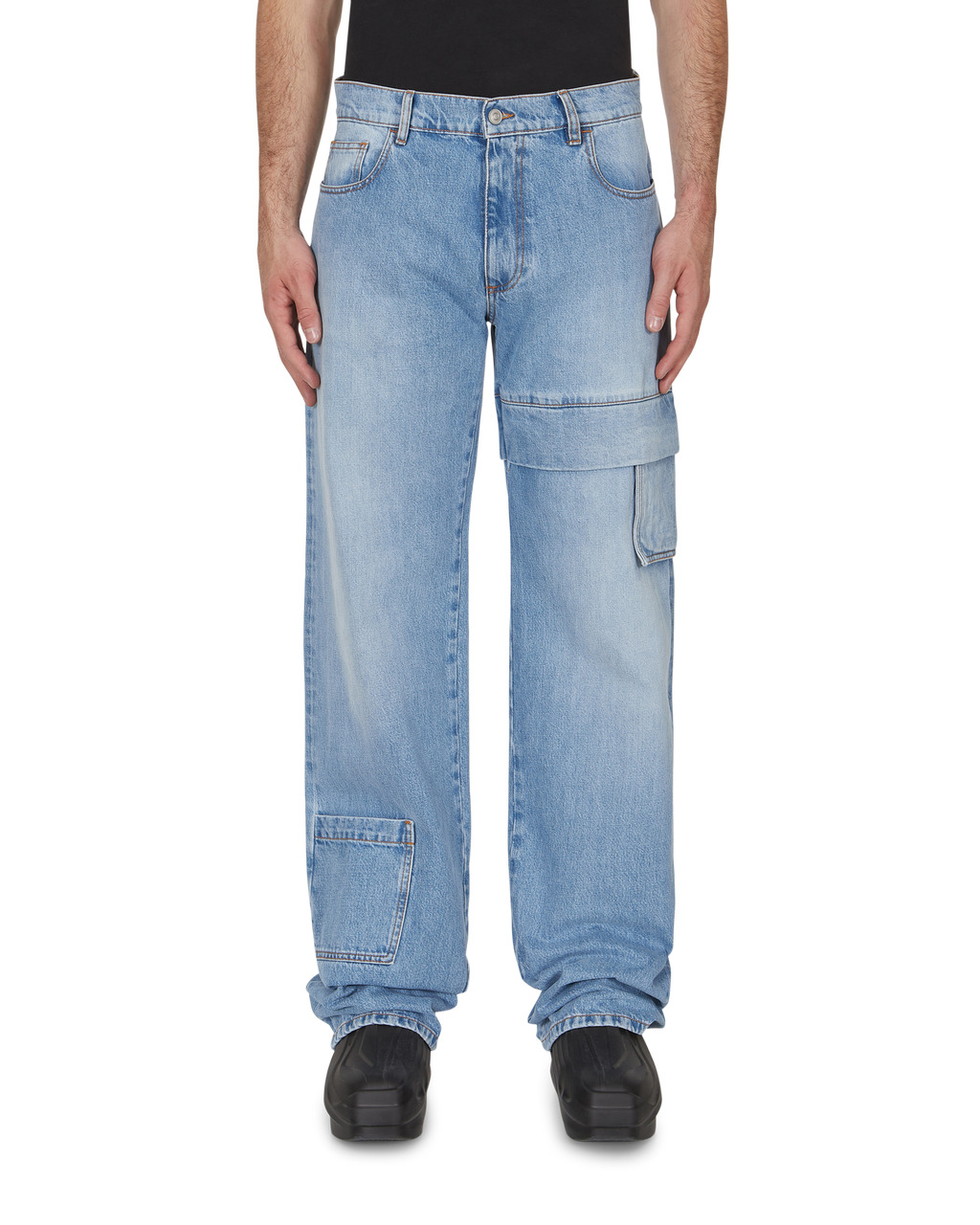 OVERSIZED DENIM CARGO PANT - 2