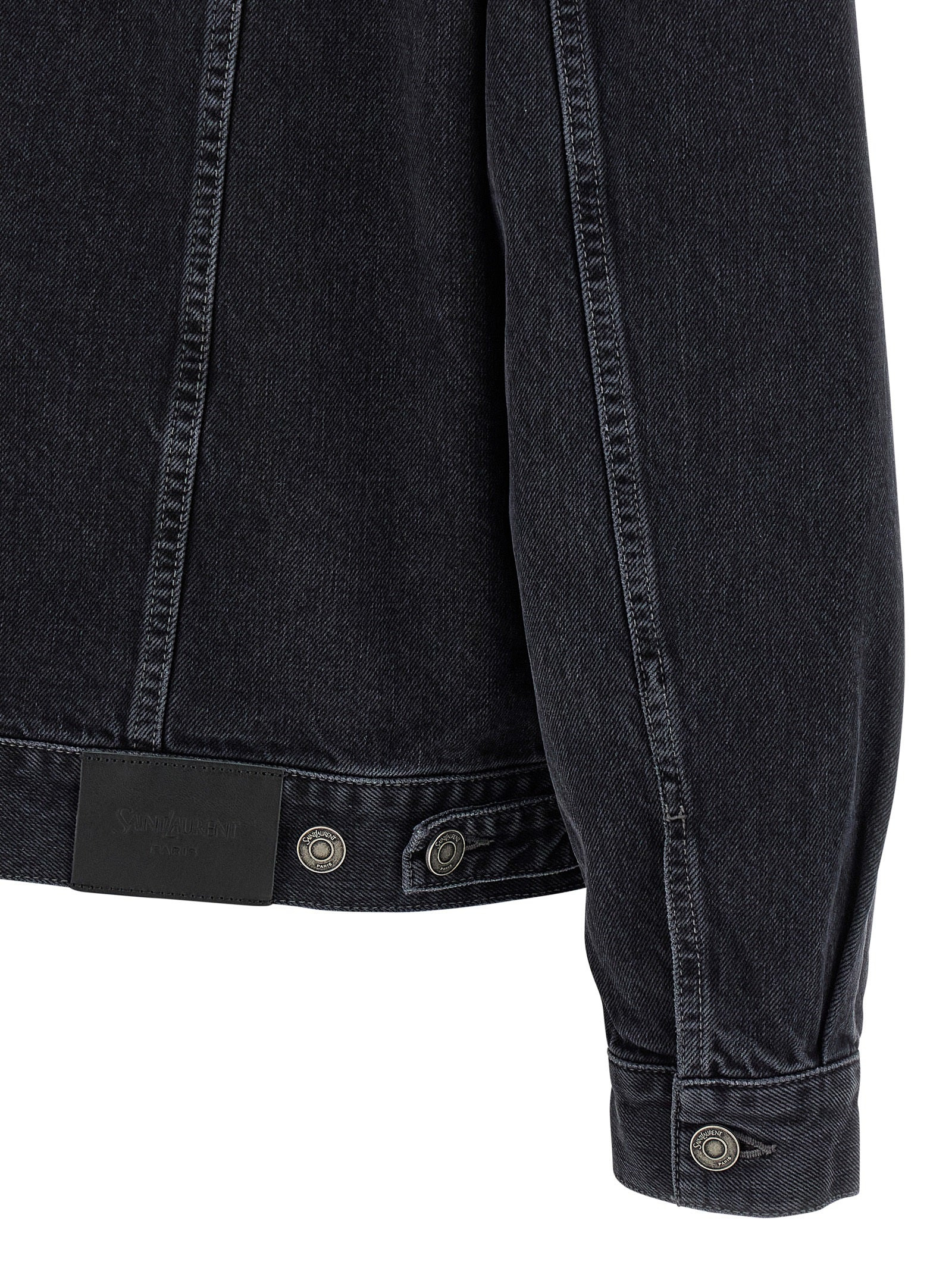 Trucker Puffer Jackets Black - 4