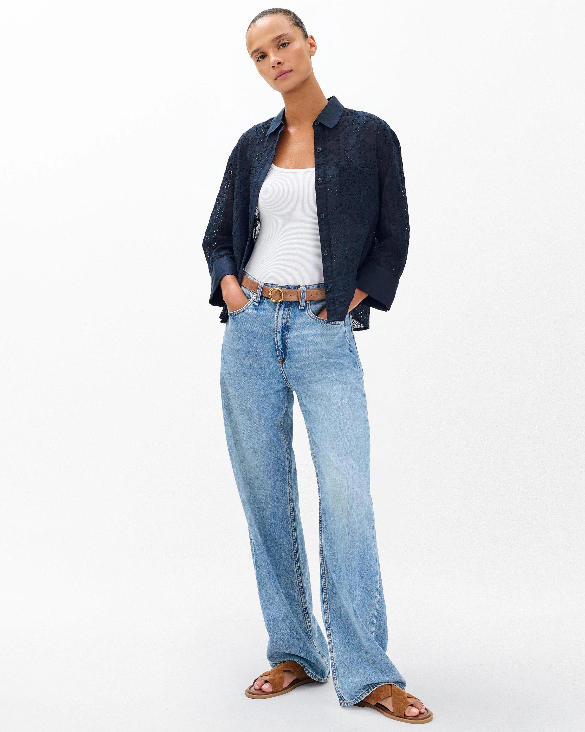 Lucia Eyelet Shirt - 1