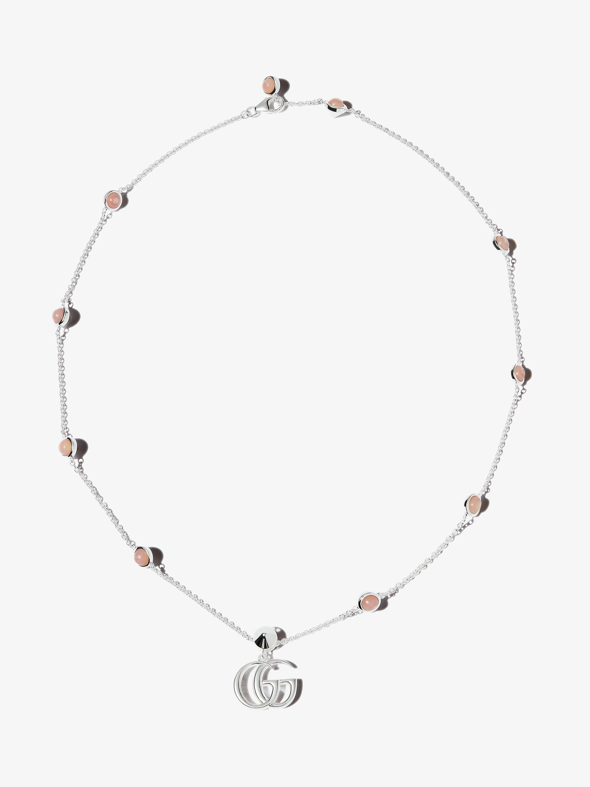 Double G mother of pearl necklace - 3