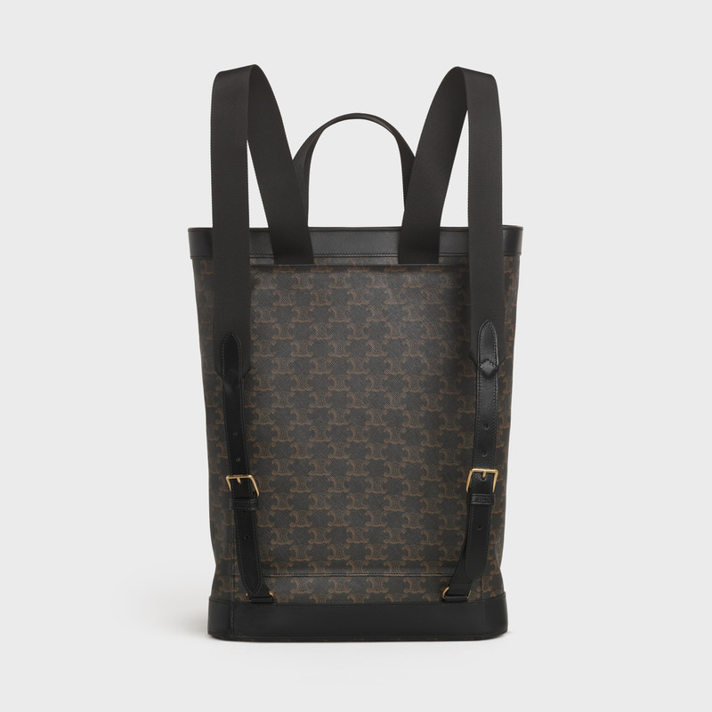 ZIPPED BACKPACK IN TRIOMPHE CANVAS 3